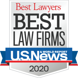 2020 Best Lawyers Best Law Firms badge